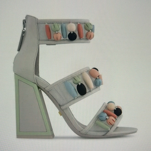 Like New Kat Maconie Beaded Cardi Heel - Picture 4 of 7